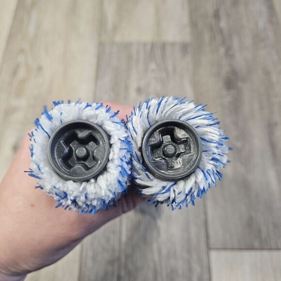 Bissell Crosswave Wood Floor Brush Roll 2 Pack Bundle Set Gentle Clean - Picture 2 of 3